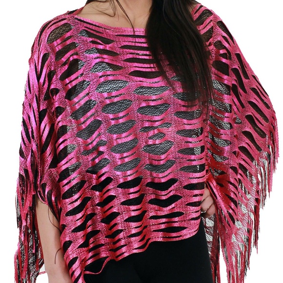Shimmer Poncho blouse - Picture 2 of 2